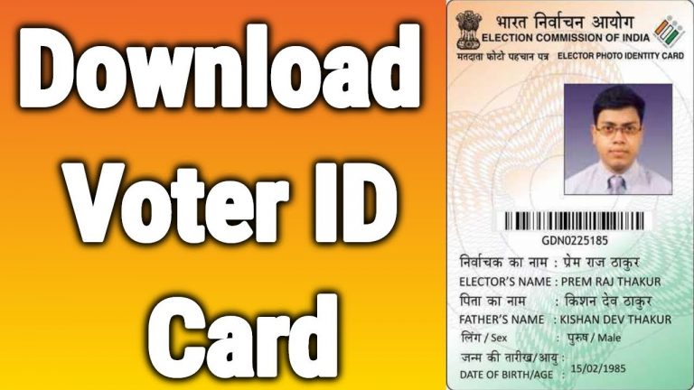 Voter Id Download, Voter Id Application, Status, - Digital Help