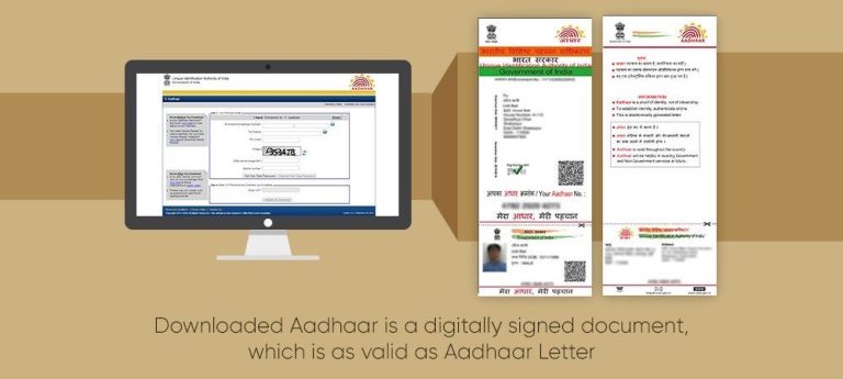 Aadhar Card Download Online Uidai Aadhar Update Digitalindiagov In