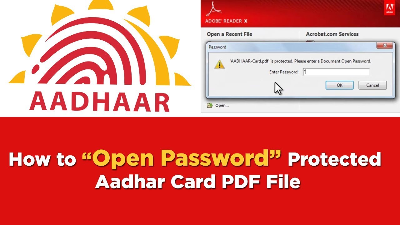 Aadhar Card Password PVC Card Pdf Password Www digitalindiagov in