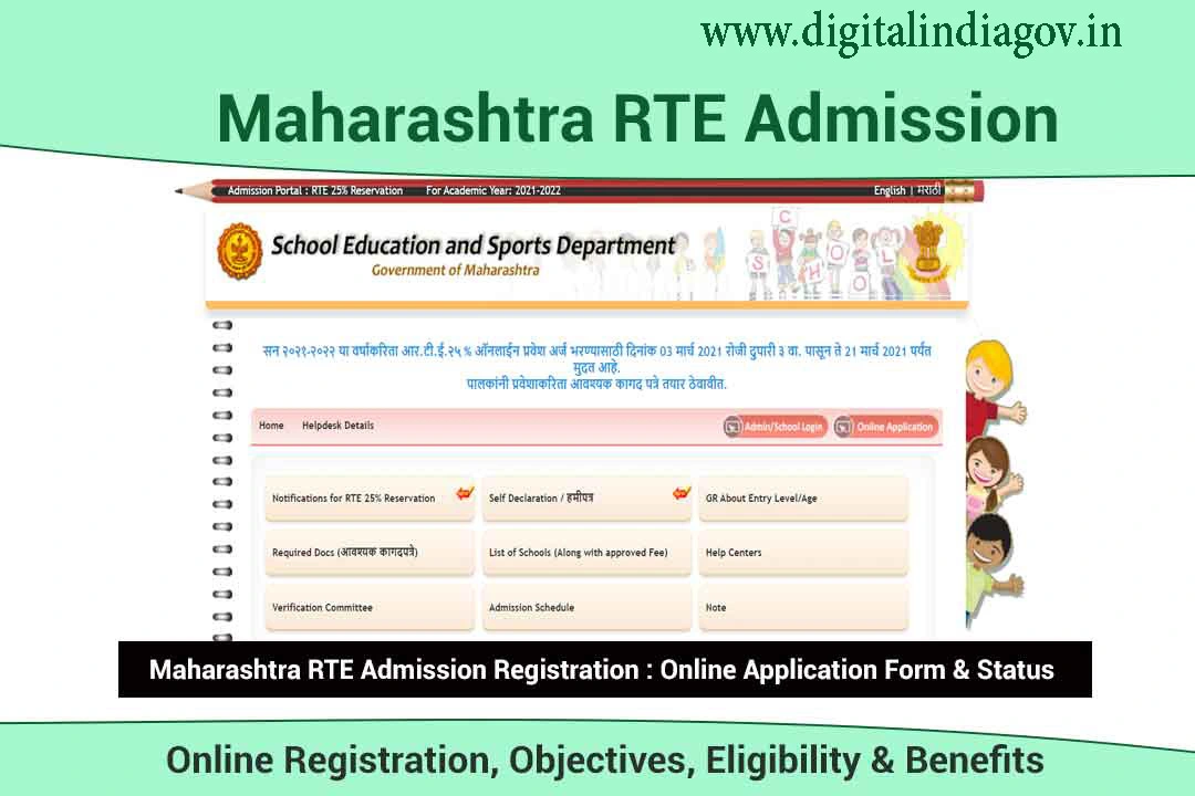 Maharashtra RTE Admission, Application Process, Documents Required