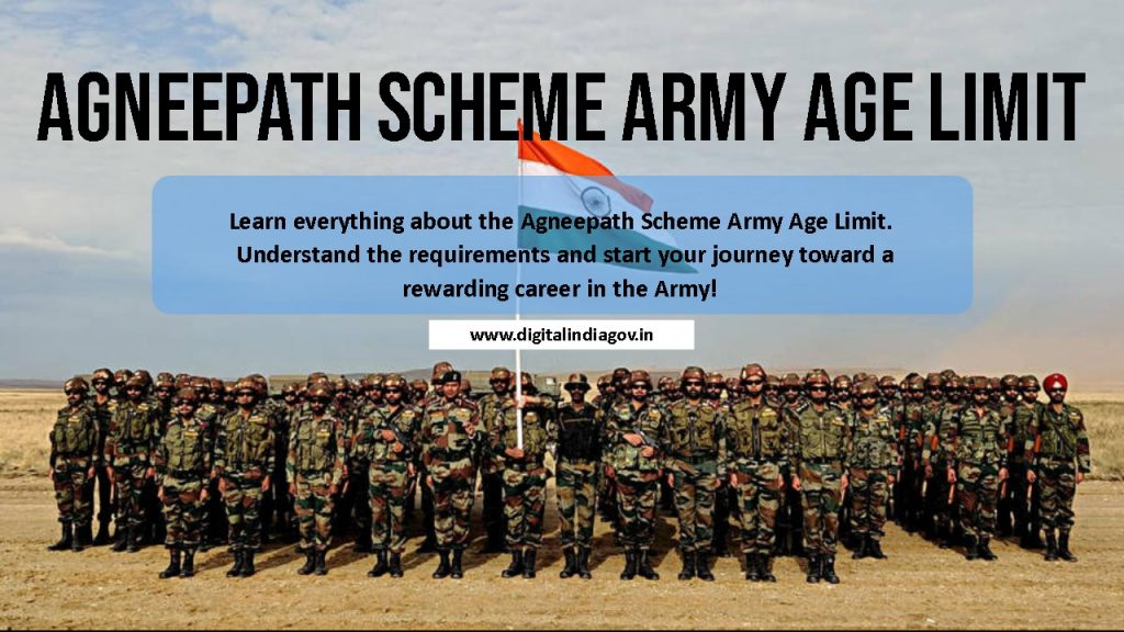 Agneepath Scheme Army Age Limit and Eligibility Criteria