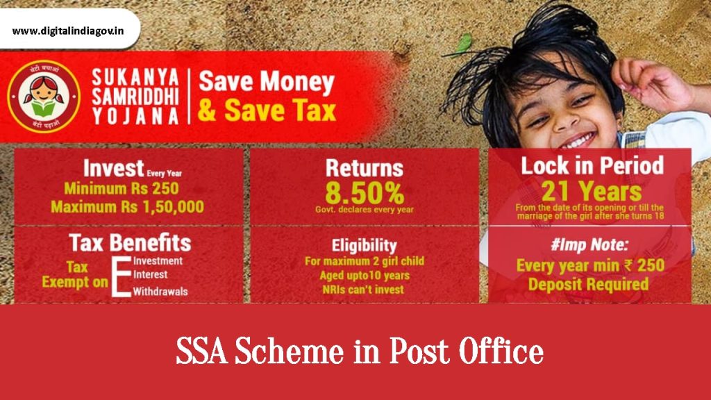 SSA Scheme in Post Office Calculator