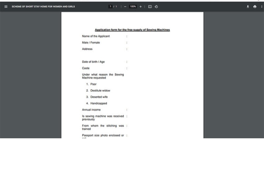 Free Sewing Machine Scheme Online Apply