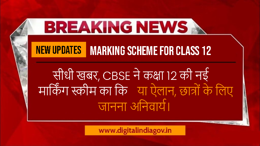 Marking Scheme For Class 12