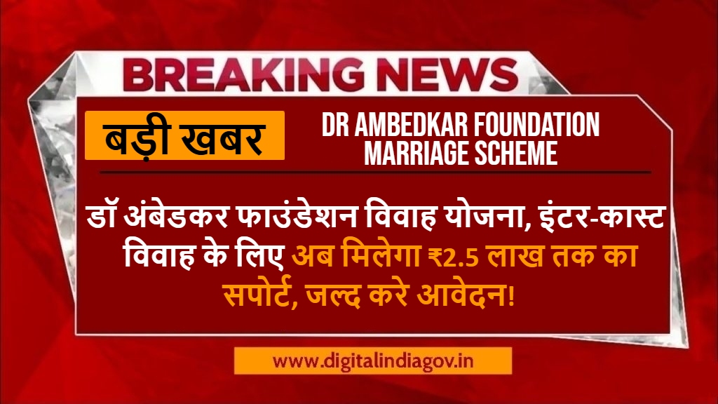 Dr Ambedkar Foundation Marriage Scheme